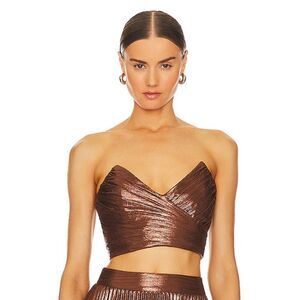 Retrofete Sophia Top in Chocolate size Medium NWT